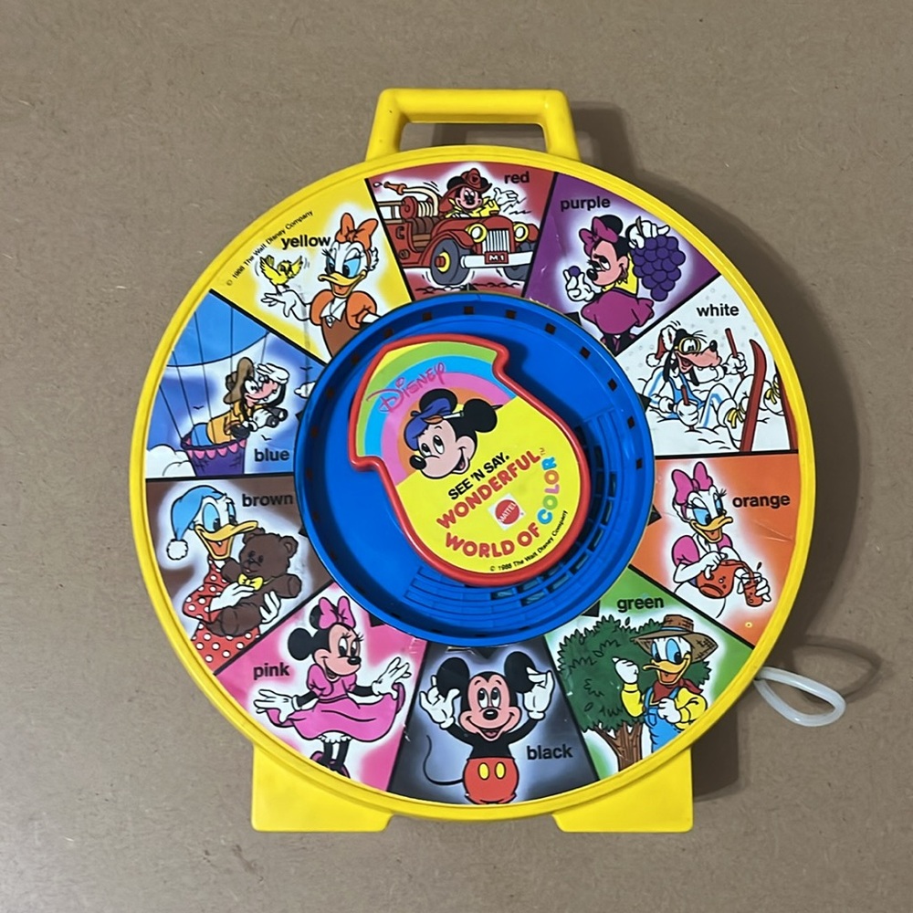 Disney Colorful Learning Wheel with Mickey and Friends